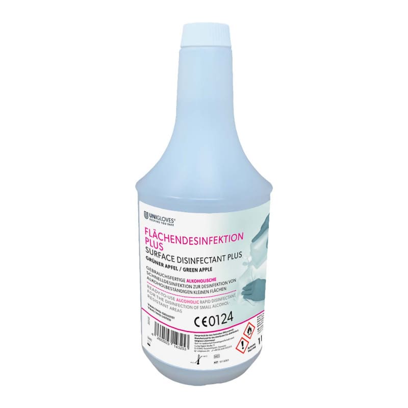 Unigloves Surface Disinfectant Plus 1 Litre, Lemon Fresh