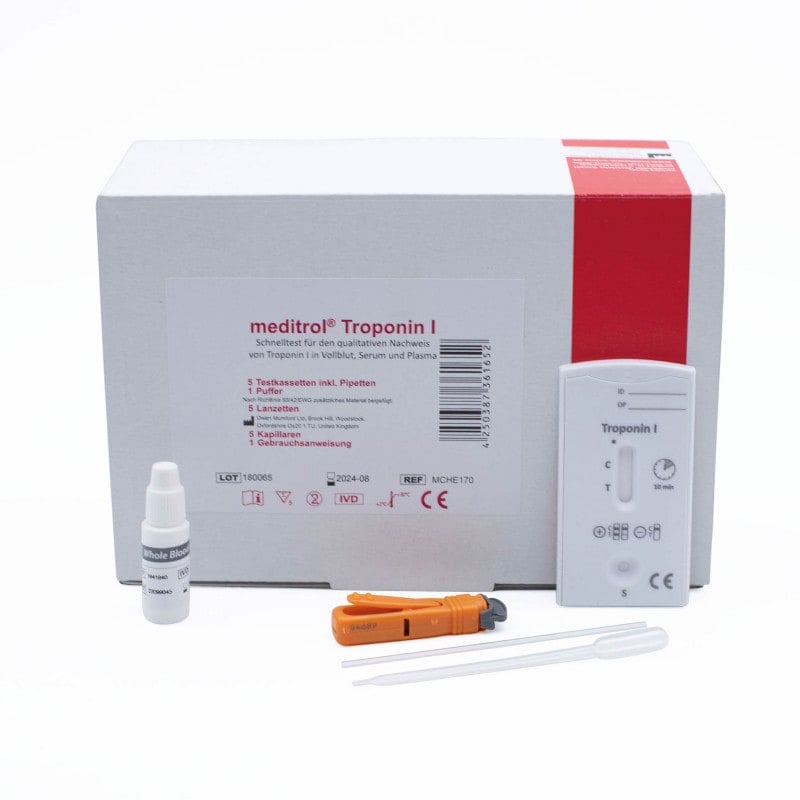 meditrol® Troponin I Test 5 Tests