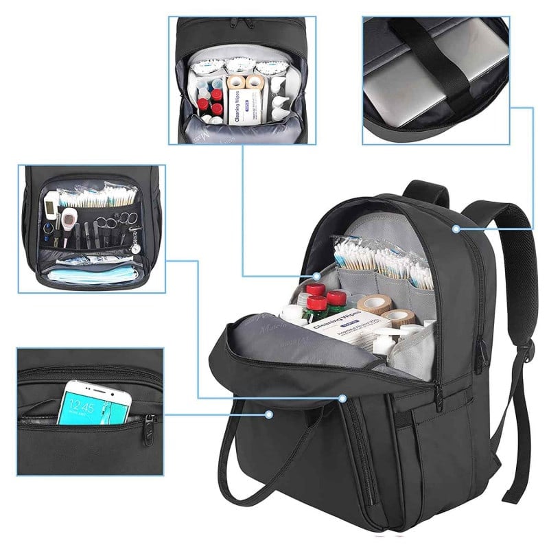Matein Nurse Backpack black
