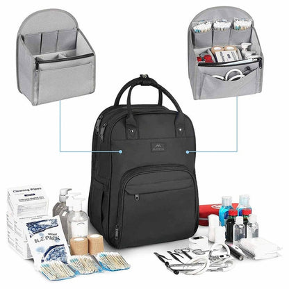 Matein Nurse Backpack black