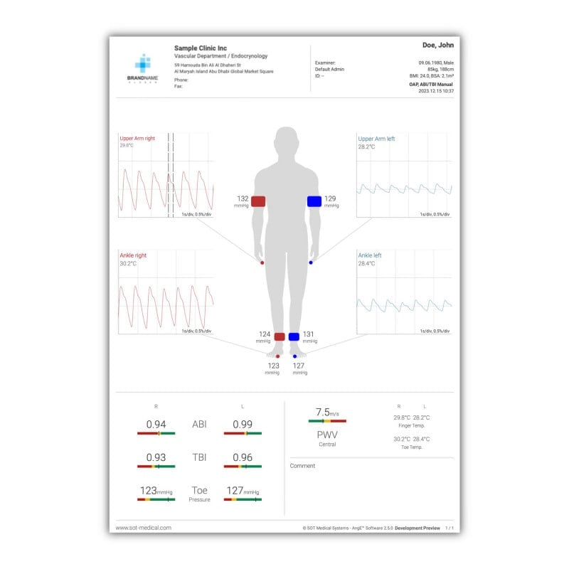 AngE™ Basic ABI OPO (arterial)