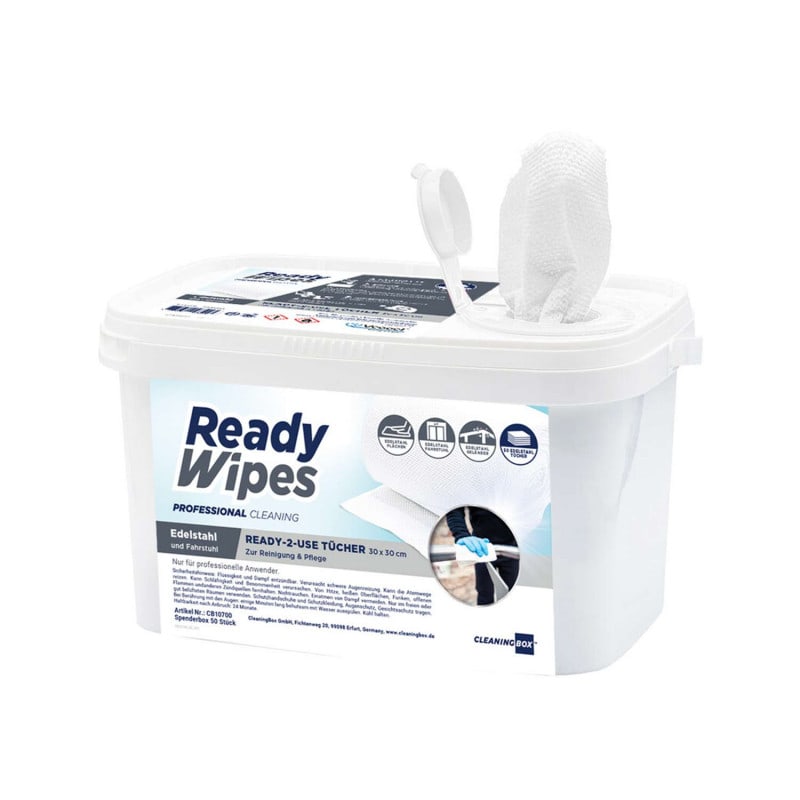 ReadyWipes Stainless Steel & Elevator