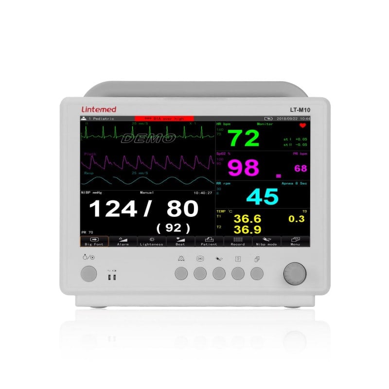 Multi-Parameter Patient Monitor 10'' TFT LCD Colour Display