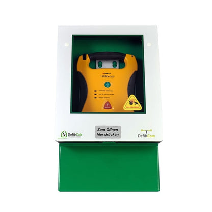 DefibCab Smart Monitoring AED Cabinet with cylinder lock