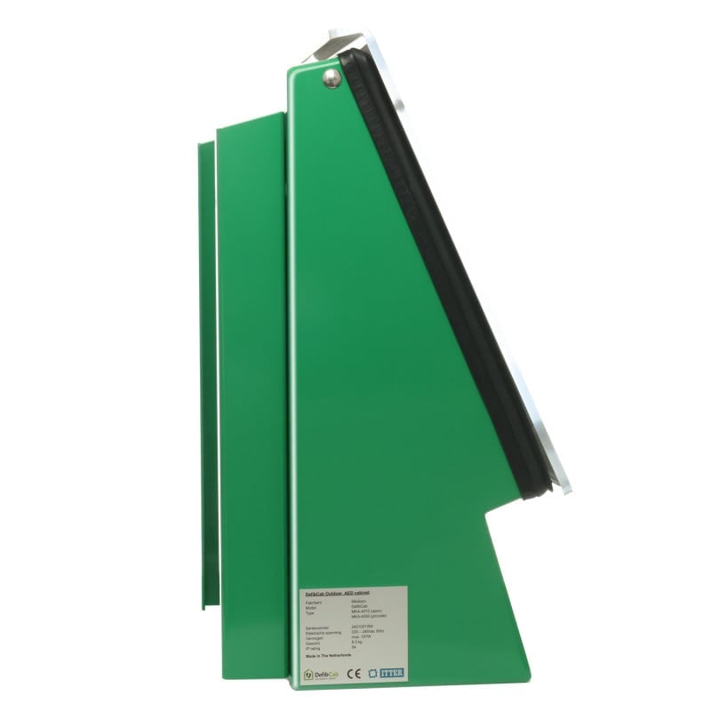 DefibCab Smart Monitoring AED Cabinet unlocked