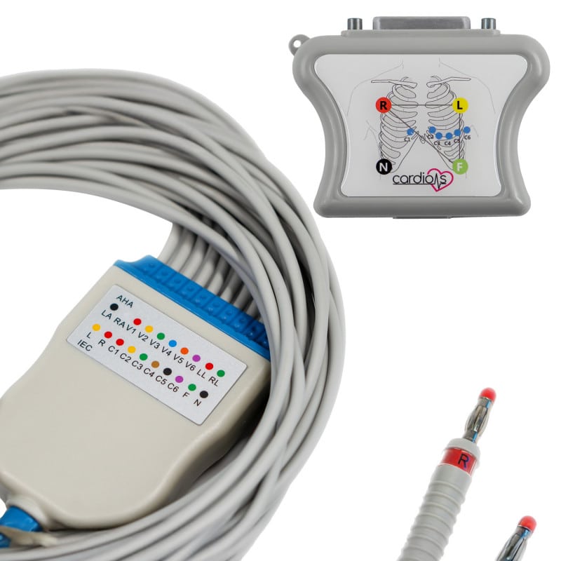 CardioNS E2 with banana plug cable | without tablet