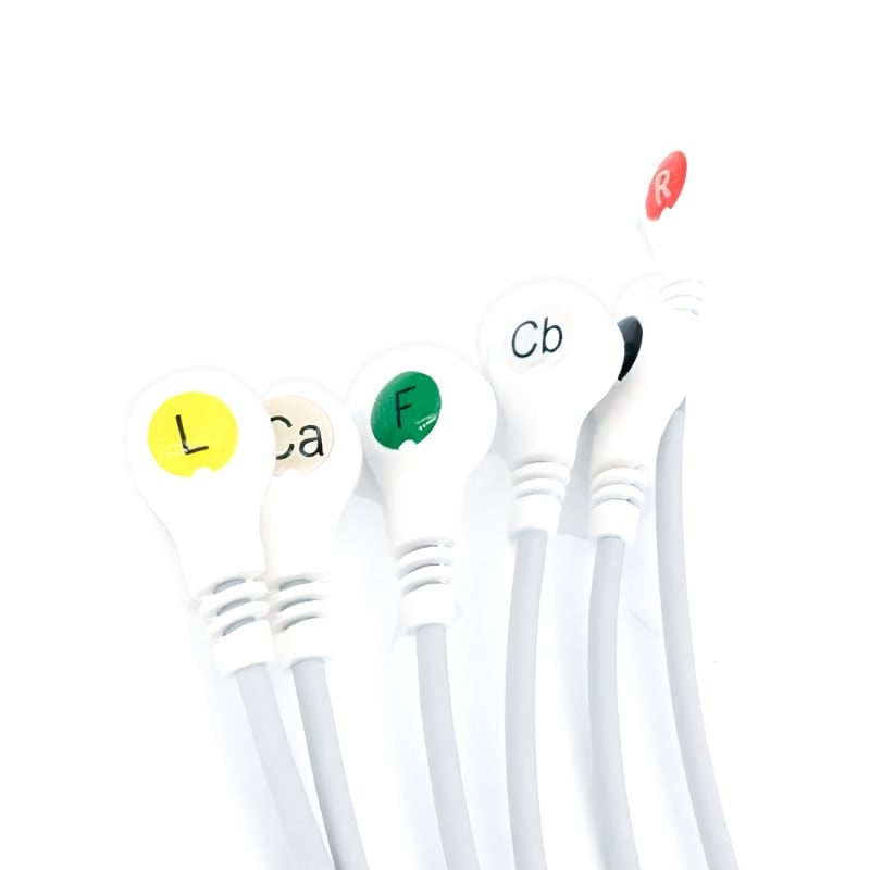 ECG Snap Electrode Cable 6-lead