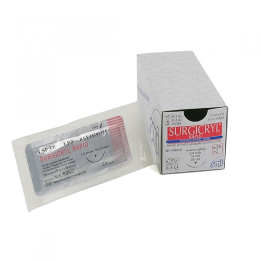 Surgicryl Rapid USP3-0 EP2 75cm HR22