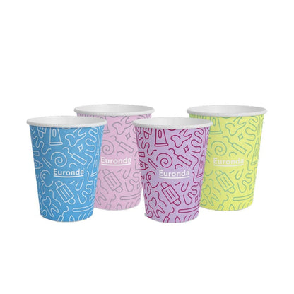 Monoart Graffiti Paper Cups blue