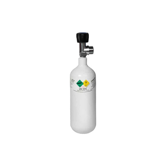 Light Steel Oxygen Tank, filled 2  litre