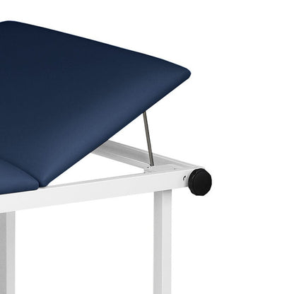 ECG Examination Table partially chrome-plated steel | turquoise