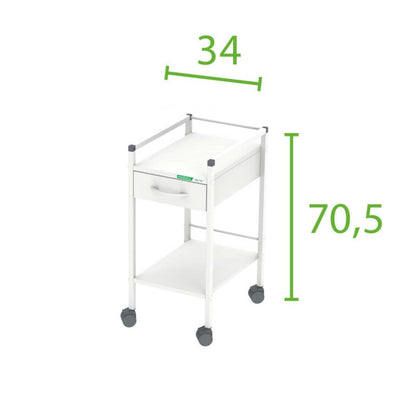 Small Multipurpose Trolley with 1 Drawer