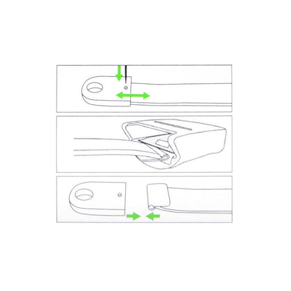 Prämeta Replacement Band, Green One-button model (902-3)