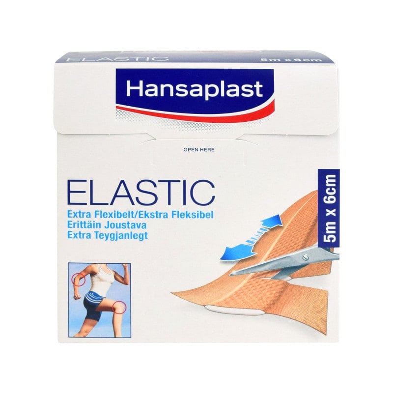 Hansaplast Elastic Adhesive Plaster Roll 6 cm