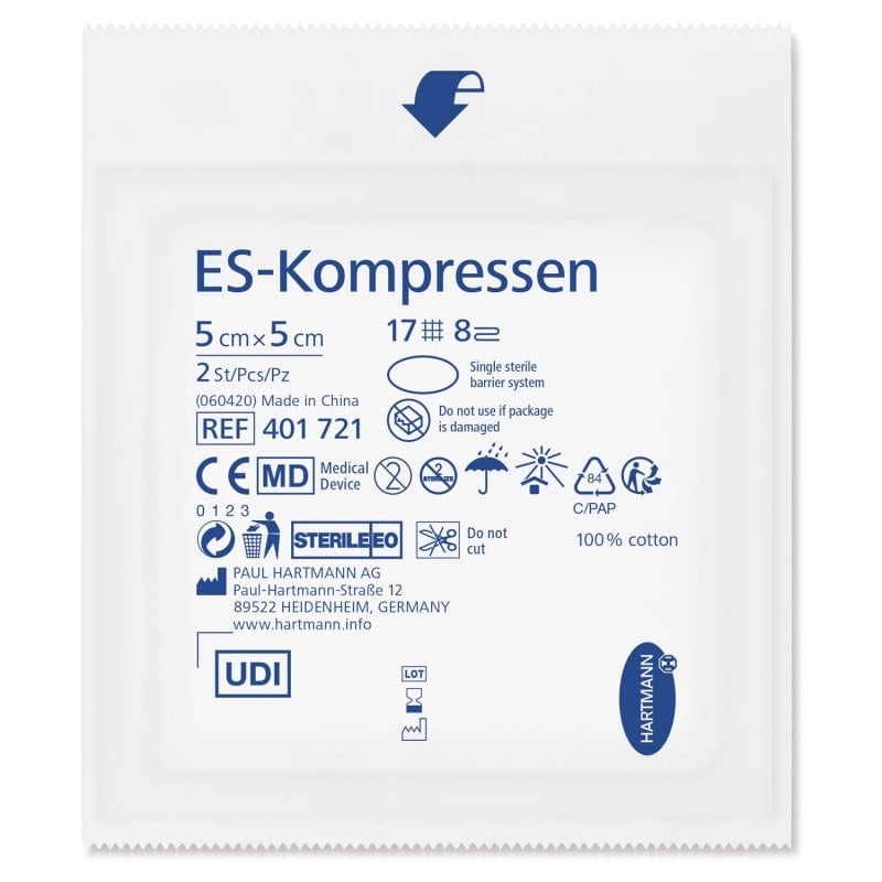 ES Sterile Compresses, sterile 10 x 10 cm