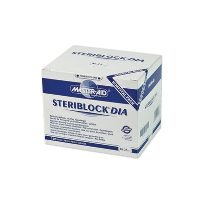 STERIBLOCK® DIA Fleece Plaster with square wound pad