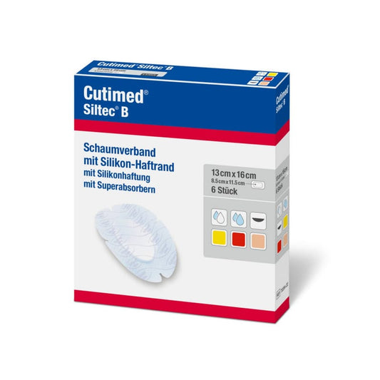 Cutimed® Siltec® B Sacrum, 17.5 cm x 17.5 cm