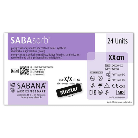 SABAsorb® USP 4-0 EP 1.5 DS-13-45