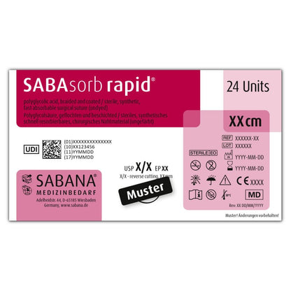 SABAsorb rapid® USP 4-0 EP 1.5 DS-16-45