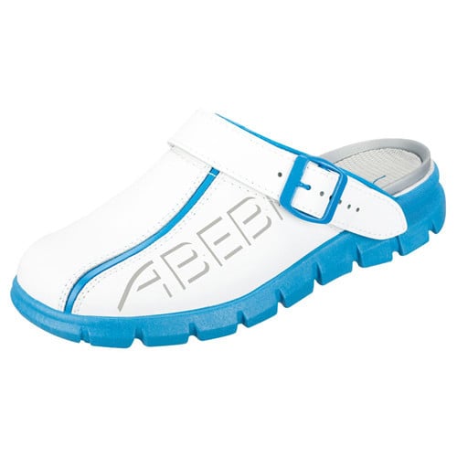 Leather Clogs «dynamic» grey | 37