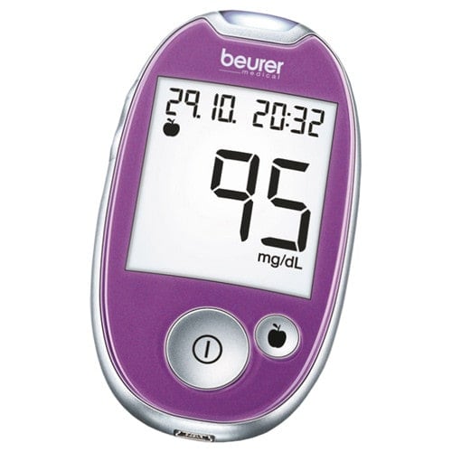 Beurer GL44 blood glucose monitor mg-dl | black