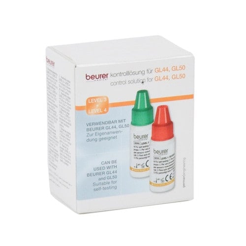 Control solution for blood glucose monitors GL44 and GL50