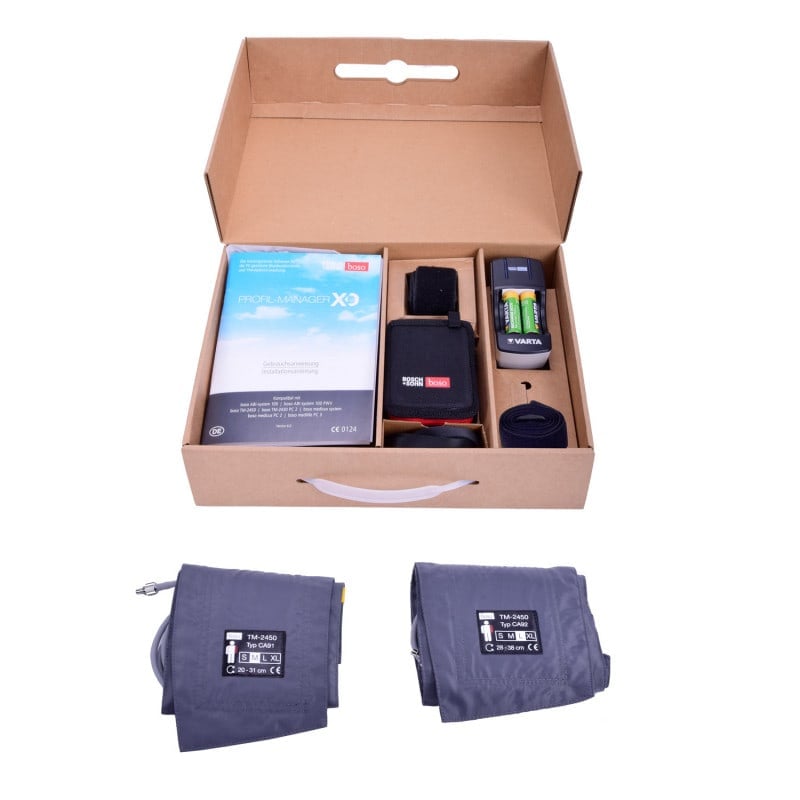 boso TM 2450 24h Blood Pressure Monitor with cBP upgrade, software & complete accessories