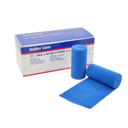 Uniflex Color Universal Bandage, 5m Length blue, 8cm