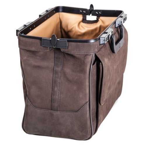 Suede Doctor's Bag «Rusticana» small