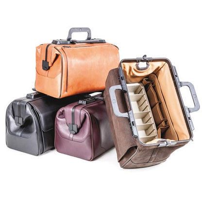 Smooth Leather Doctor's Bag «Rusticana» small | burgundy