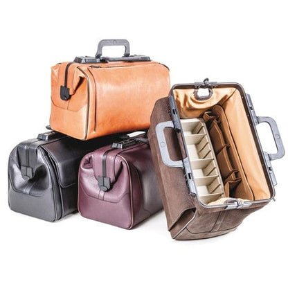 Smooth Leather Doctor's Bag «Rusticana» large | black