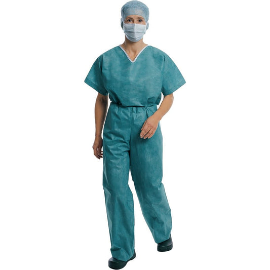 Foliodress® suit, Surgical Scrub Set green | XL