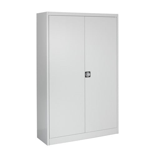 Locking Cabinet 95 cm | pure white | light grey