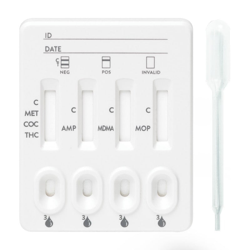 SureStep™ Urine Drug Test Cassette (6) AMP300-COC300-MDMA500-MET300-MOP300-THC50