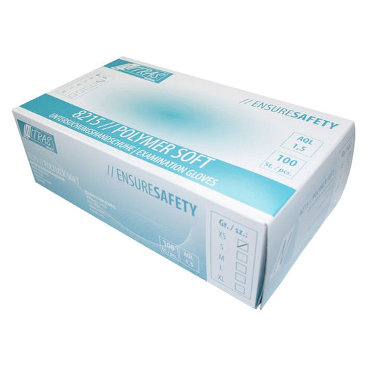 NITRAS Polymer Soft Latex Gloves L
