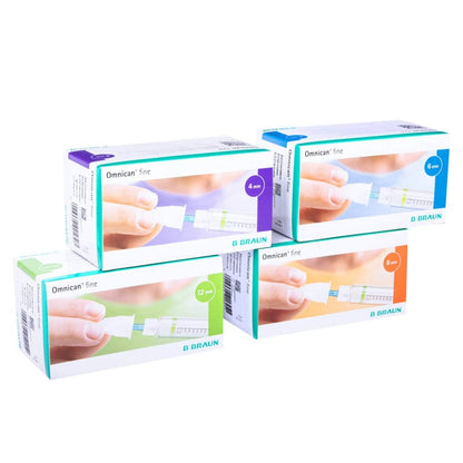 Omnican® fine insulin needles 31G, 0,25 x 8 mm (orange)