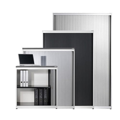 "contos" Tambour Cabinet 80.5 x 80 x 43.2 cm | light grey