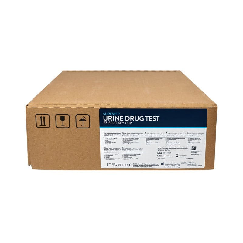 SureStep™ Urine Drug Test E-Z Split Key Cup (10)