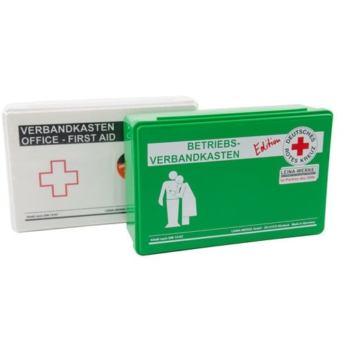 Workplace First Aid Kit in accordance with DIN 13157 green