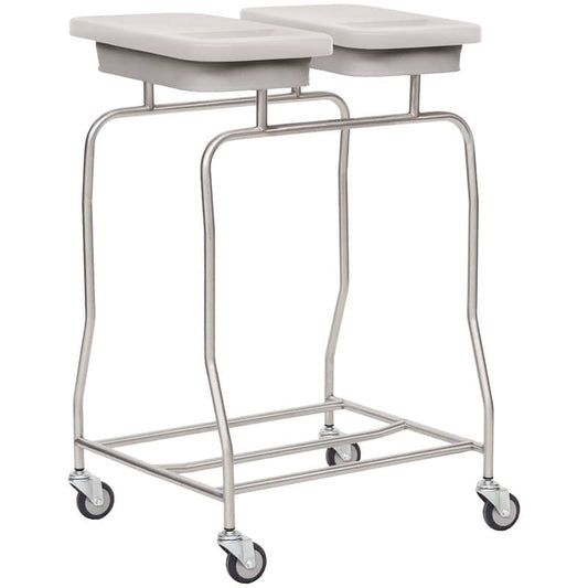 Laundry Trolley, 2 Compartments blue | green
